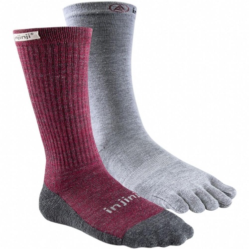 gladstone-camping-centre-injinji-hiker-plus-liner-two-pack-womens-performance-socks-maroon